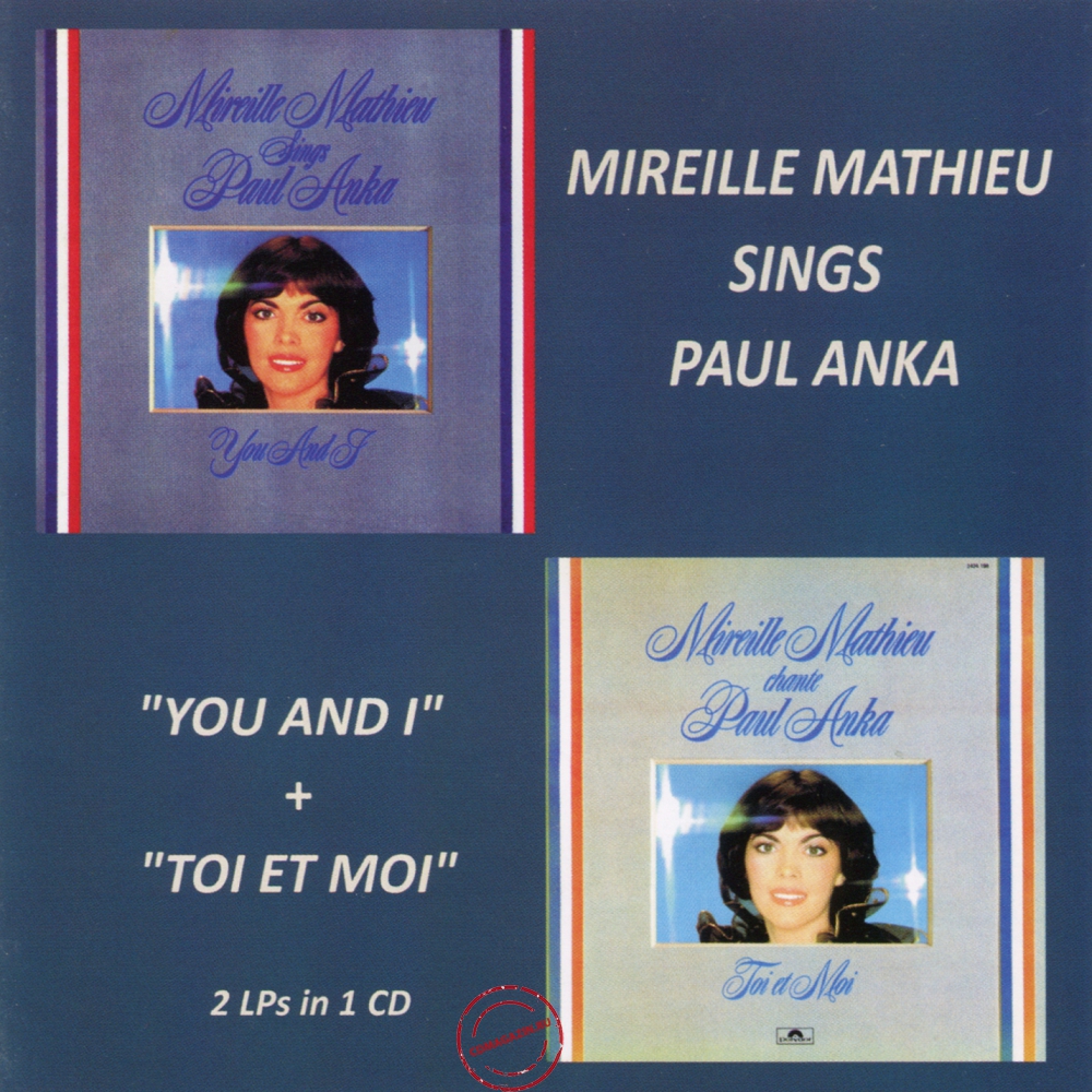 Audio CD: Mireille Mathieu (1979) Sings Paul Anka - You And I + Toi Et Moi