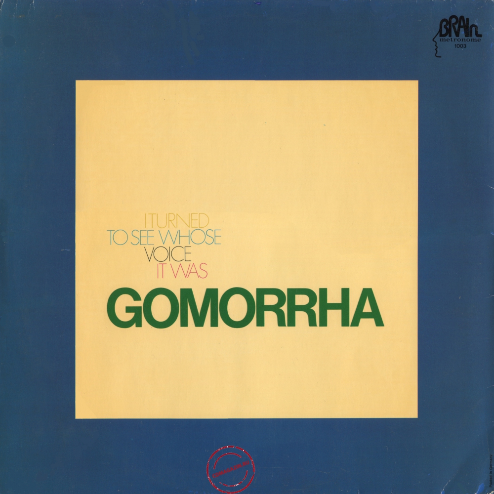 Оцифровка винила: Gomorrha (2) (1972) I Turned To See Whose Voice It Was Оцифровка винила: Gomorrha (2) (1972) I Turned To See Whose Voice It Was