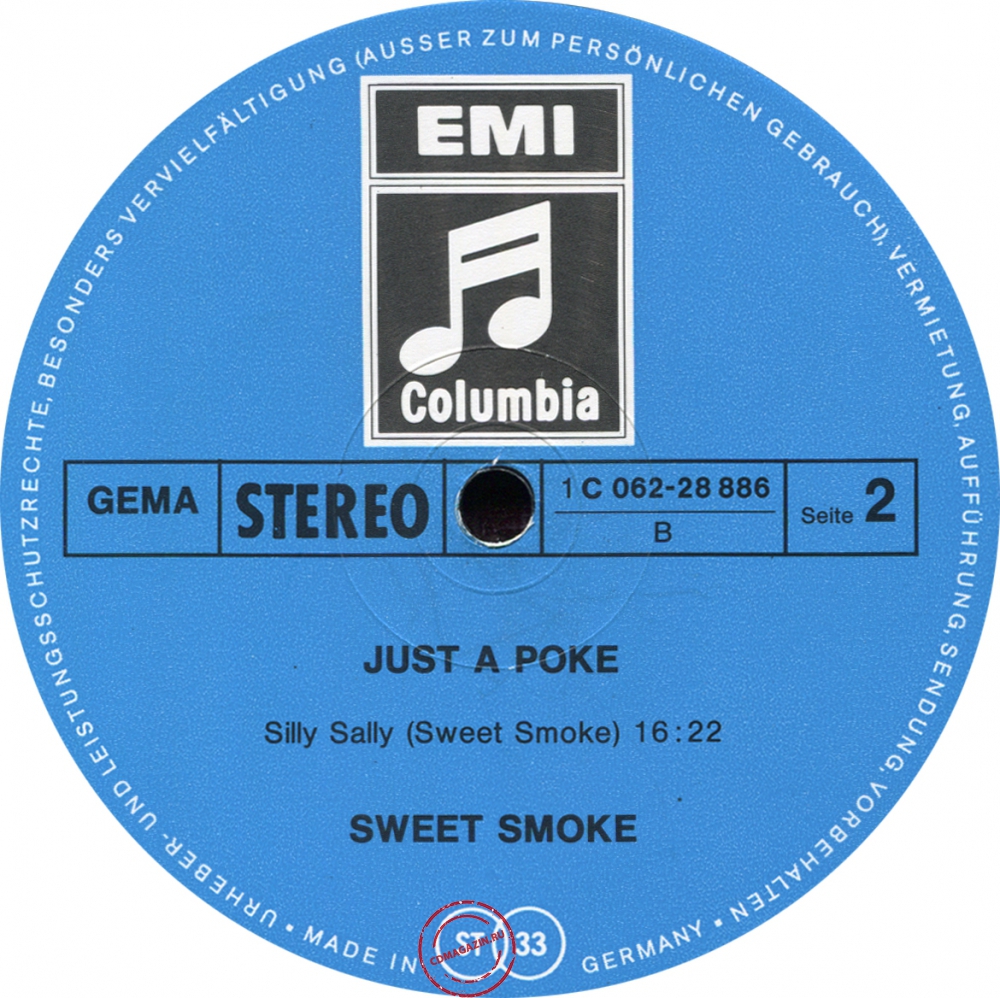 Оцифровка винила: Sweet Smoke (1970) Just A Poke