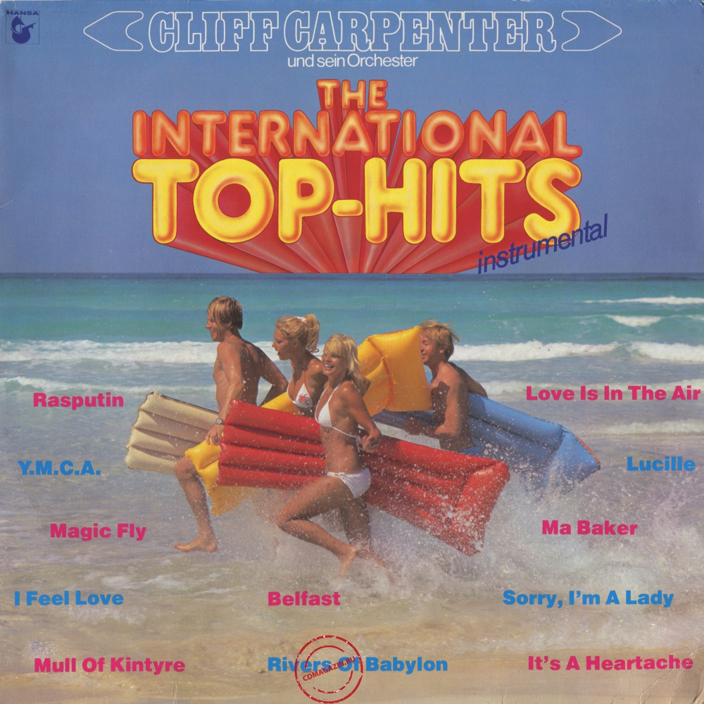 Оцифровка винила: Cliff Carpenter (1979) The International Top-Hits Оцифровка винила: Cliff Carpenter (1979) The International Top-Hits