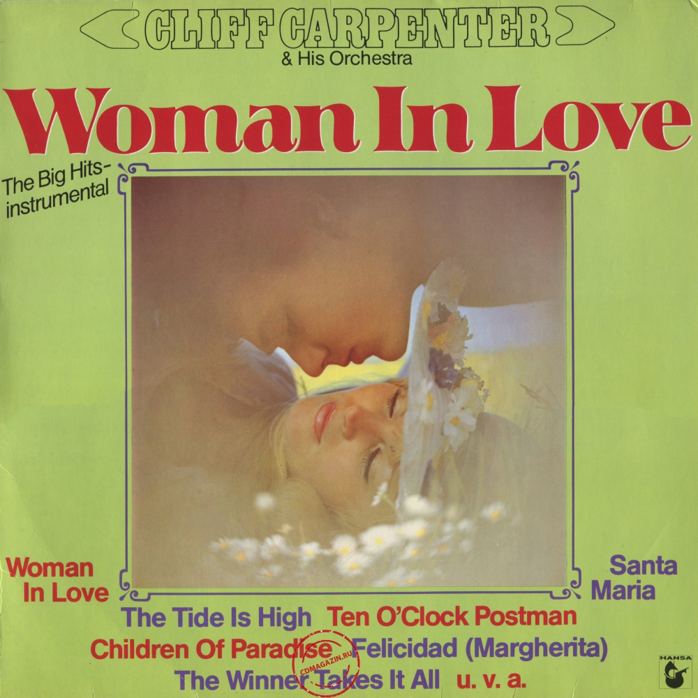 Оцифровка винила: Cliff Carpenter (1981) Woman In Love