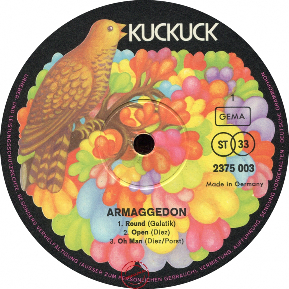 Оцифровка винила: Armaggedon (1970) Armaggedon