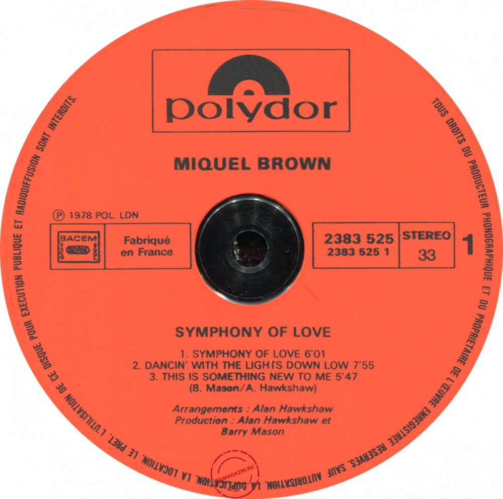 Оцифровка винила: Miquel Brown (1978) Symphony Of Love Оцифровка винила: Miquel Brown (1978) Symphony Of Love
