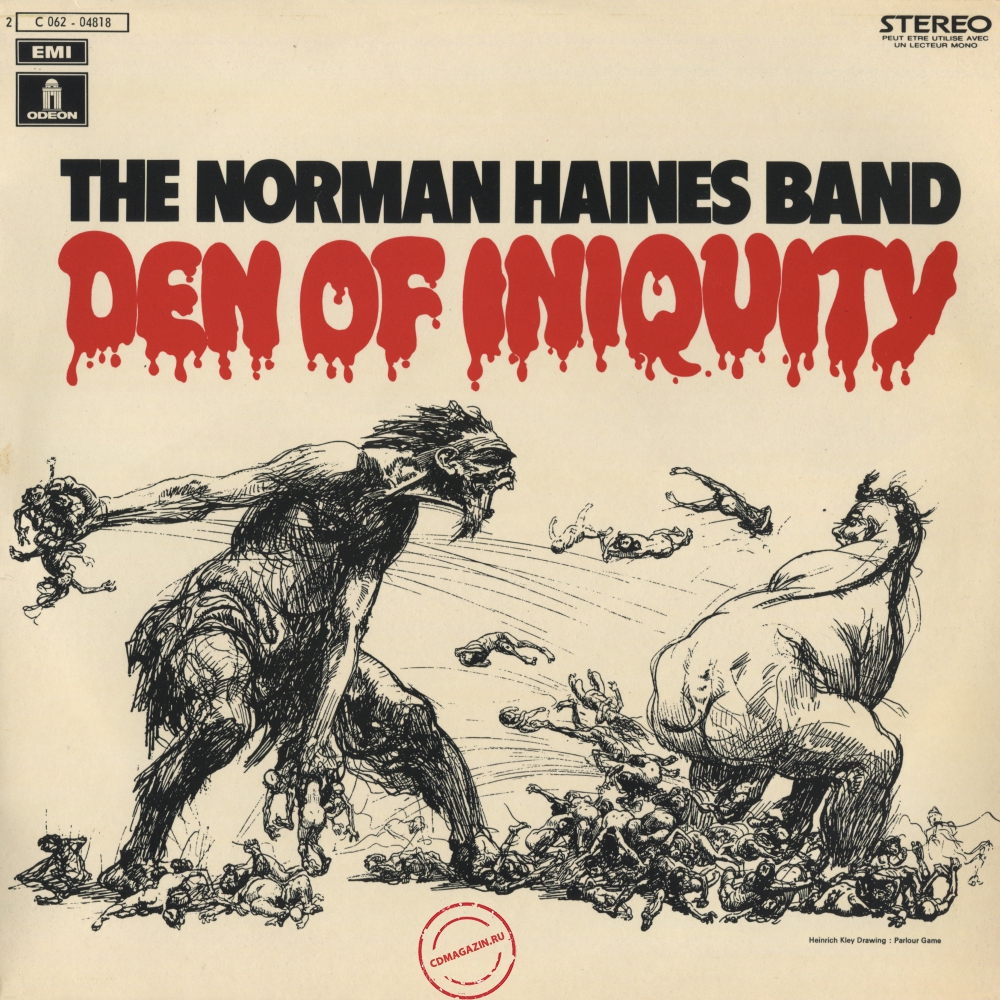 Оцифровка винила: Norman Haines Band (1971) Den Of Iniquity Оцифровка винила: Norman Haines Band (1971) Den Of Iniquity