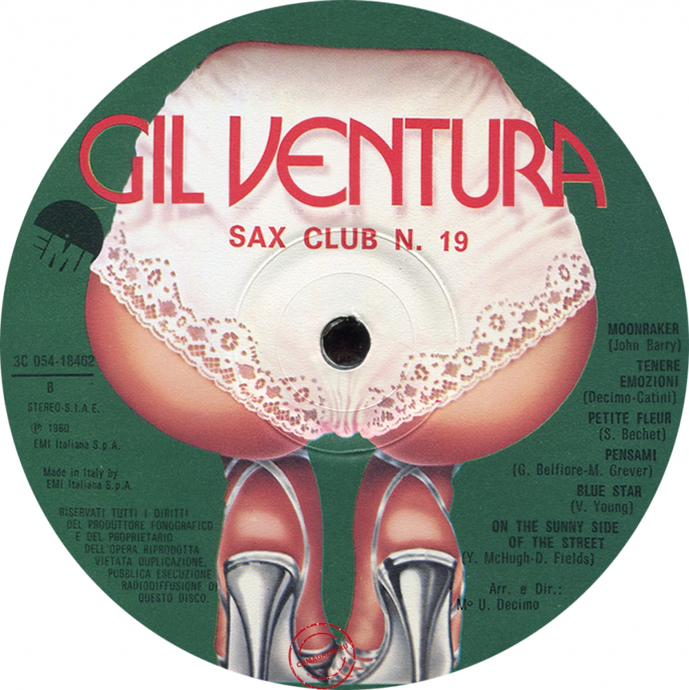 Оцифровка винила: Gil Ventura (1980) Sax Club Number 19