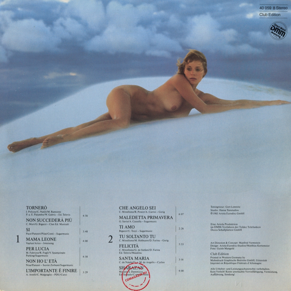 Оцифровка винила: Anthony Ventura (1983) Ti Amo - Italienische Traummelodien Оцифровка винила: Anthony Ventura (1983) Ti Amo - Italienische Traummelodien