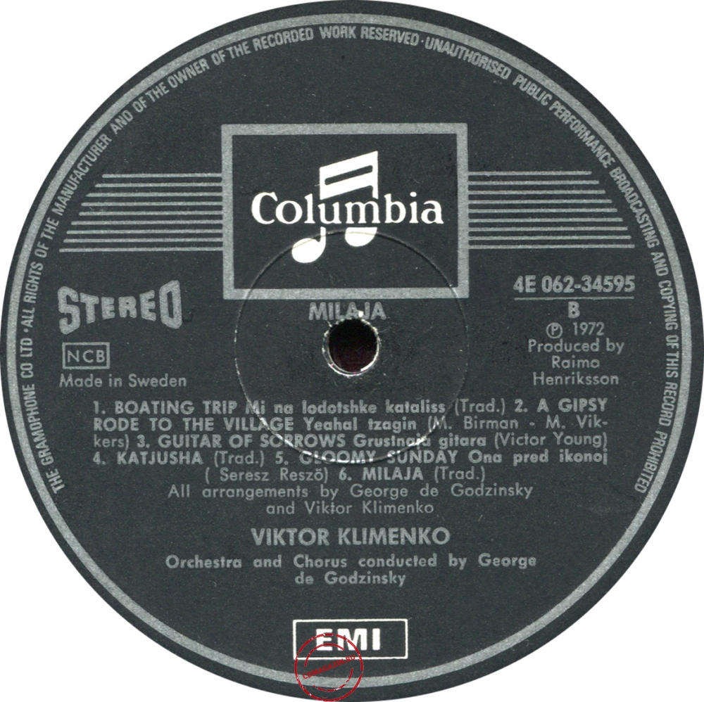 Оцифровка винила: Виктор Клименко (1972) Milaja Оцифровка винила: Виктор Клименко (1972) Milaja