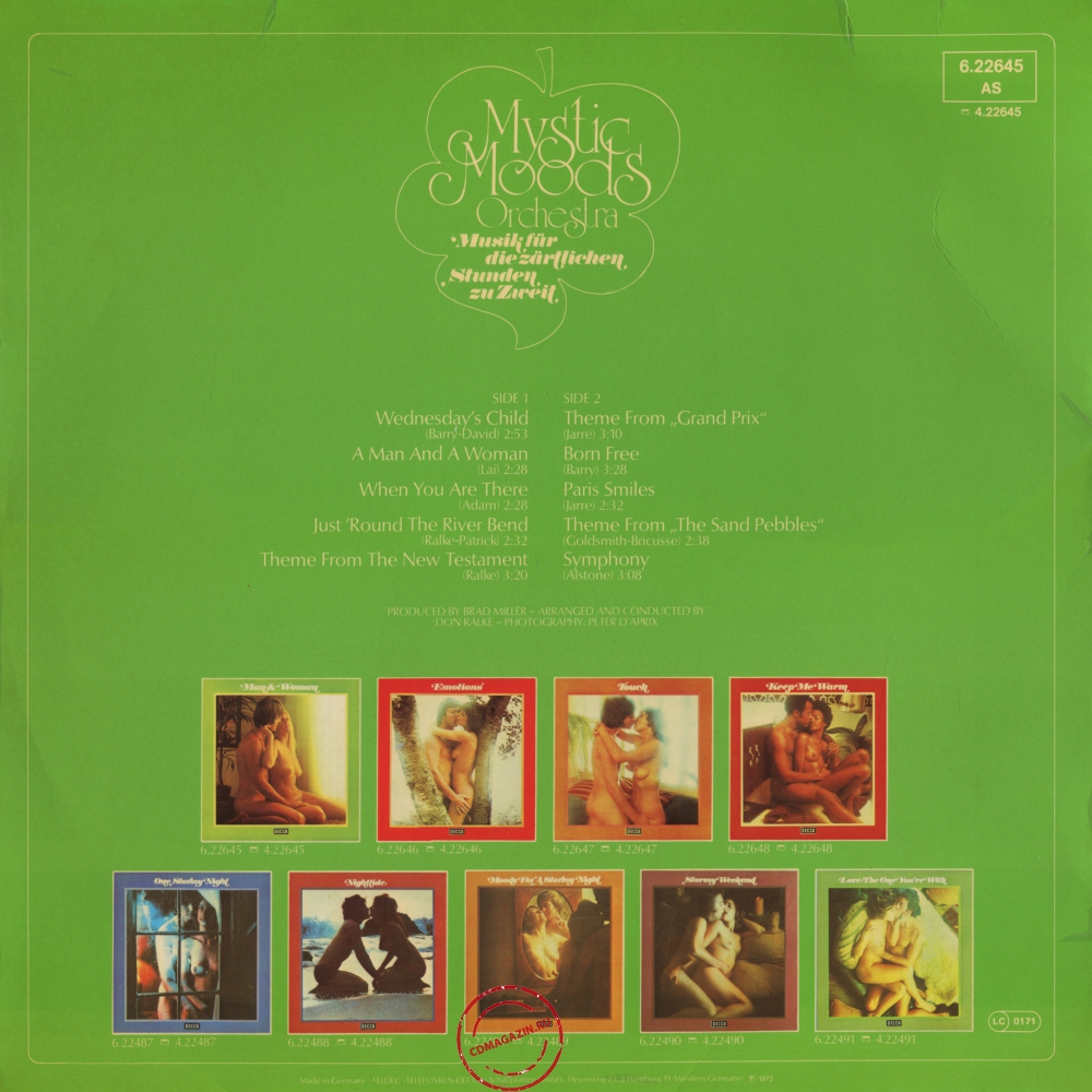 Оцифровка винила: Mystic Moods Orchestra (1967) Man & Woman