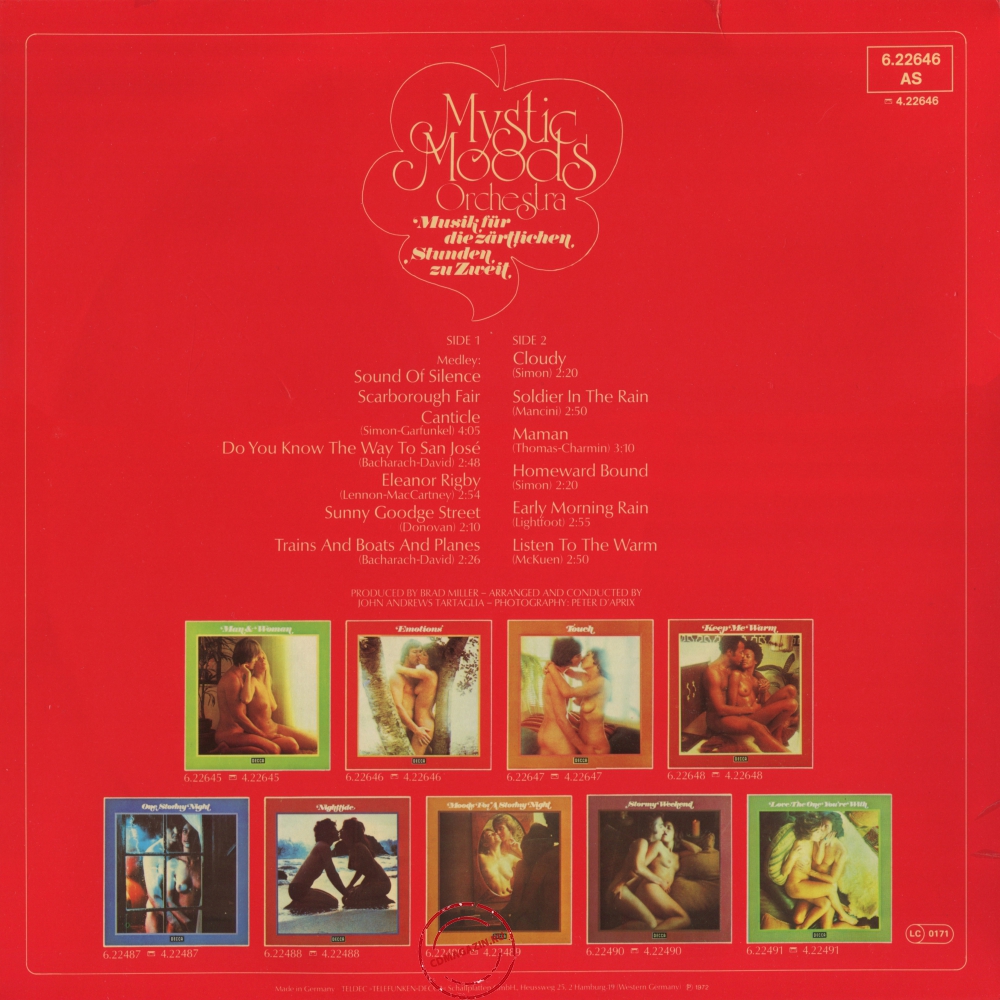 Оцифровка винила: Mystic Moods Orchestra (1968) Emotions Оцифровка винила: Mystic Moods Orchestra (1968) Emotions