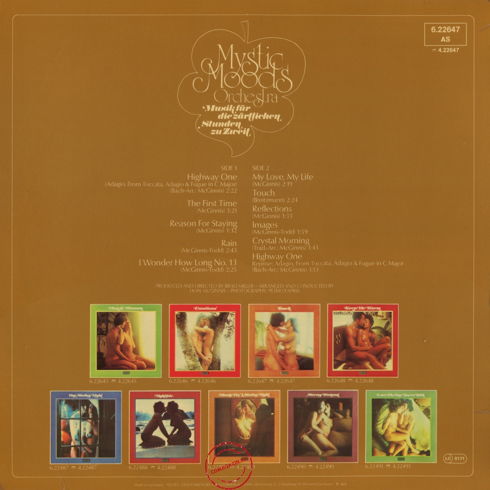 Оцифровка винила: Mystic Moods Orchestra (1972) Touch Оцифровка винила: Mystic Moods Orchestra (1972) Touch