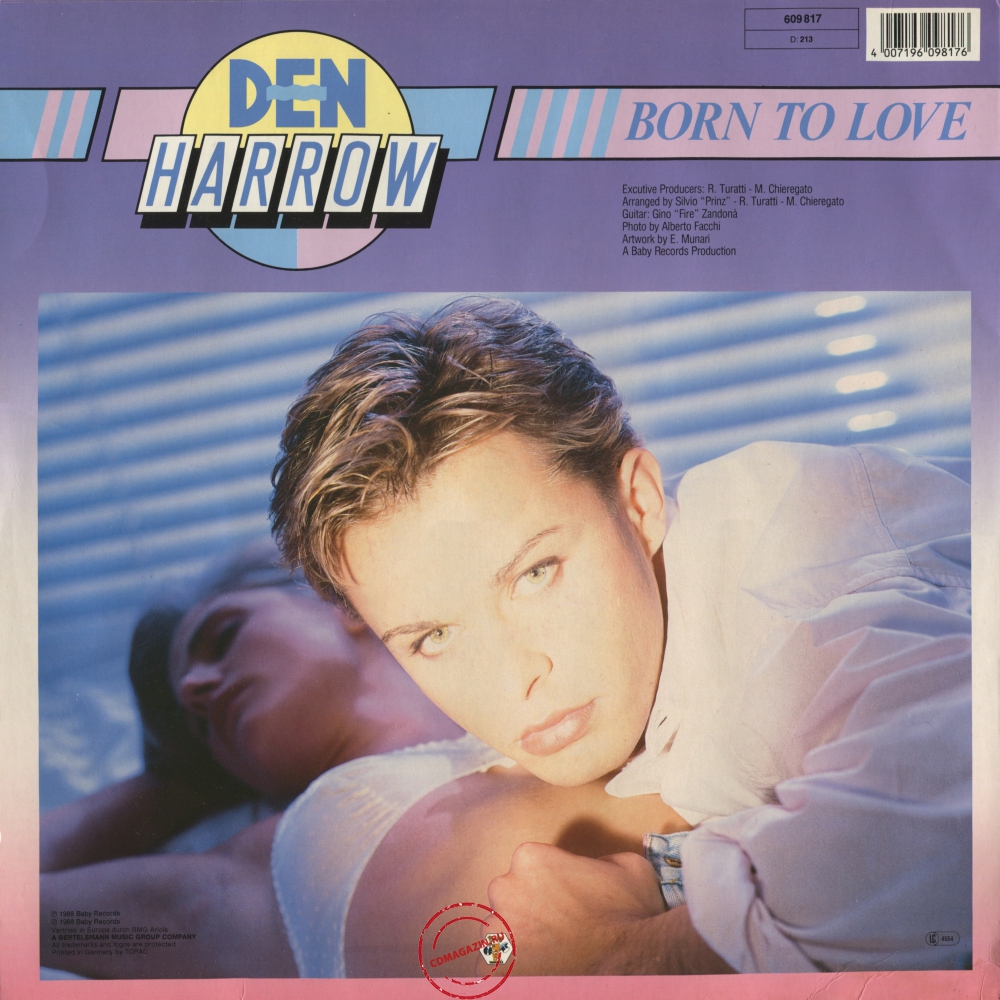 Оцифровка винила: Den Harrow (1988) Born To Love Оцифровка винила: Den Harrow (1988) Born To Love