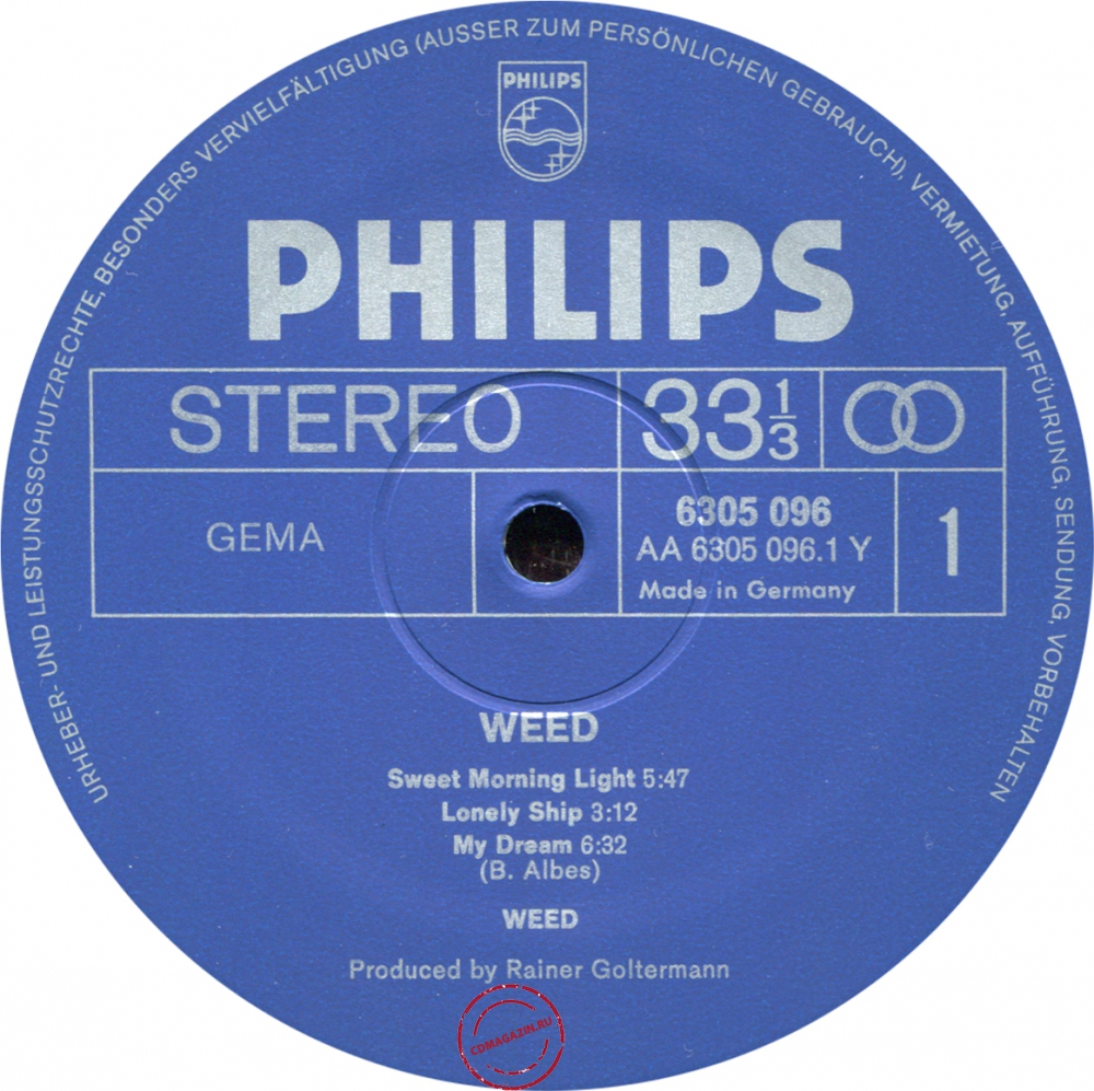 Оцифровка винила: Weed (2) (1971) Weed Оцифровка винила: Weed (2) (1971) Weed