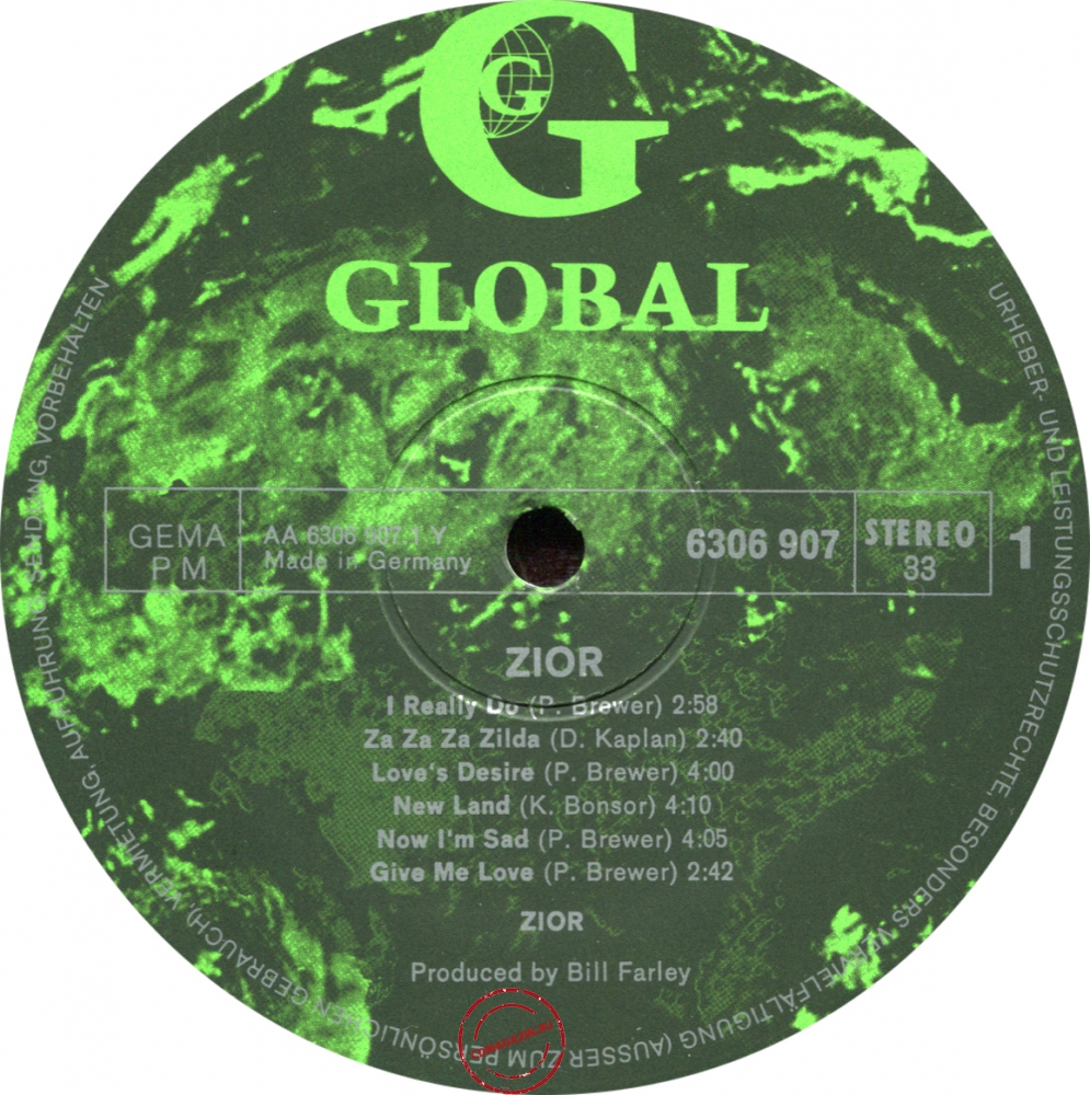 Оцифровка винила: Zior (1971) Zior Оцифровка винила: Zior (1971) Zior