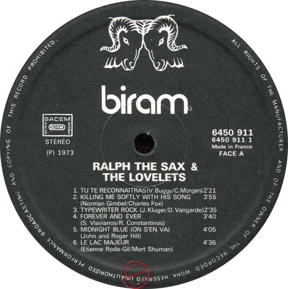 Оцифровка винила: Lovelets (1973) Ralph The Sax & The Lovelets Оцифровка винила: Lovelets (1973) Ralph The Sax & The Lovelets