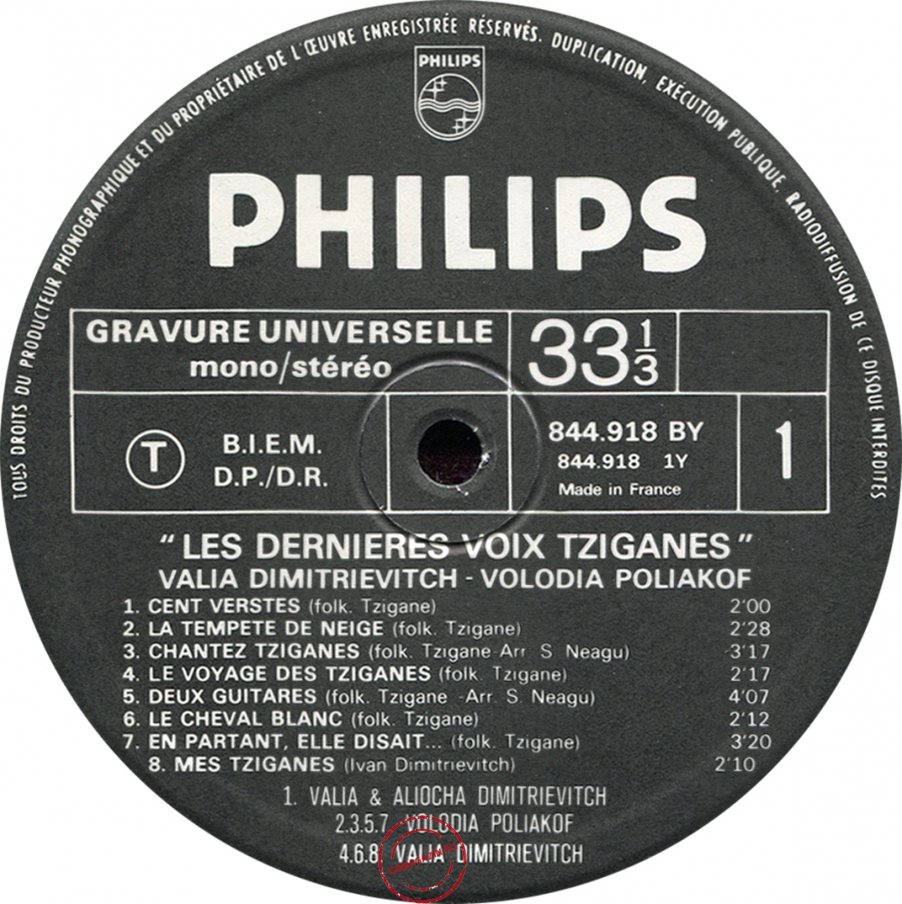 Оцифровка винила: Валя Димитриевич (1964) Les Dernieres Voix Tziganes Оцифровка винила: Валя Димитриевич (1964) Les Dernieres Voix Tziganes