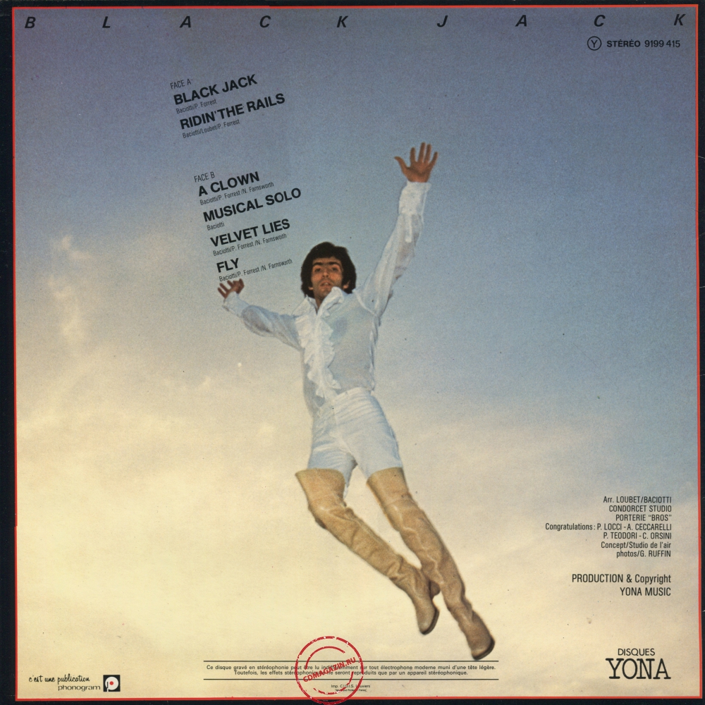 Оцифровка винила: Baciotti (1977) Black Jack Оцифровка винила: Baciotti (1977) Black Jack
