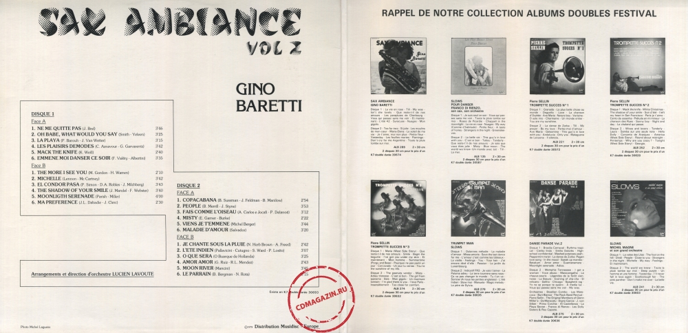 Оцифровка винила: Gino Baretti (1979) Sax Ambiance Vol 2 Оцифровка винила: Gino Baretti (1979) Sax Ambiance Vol 2