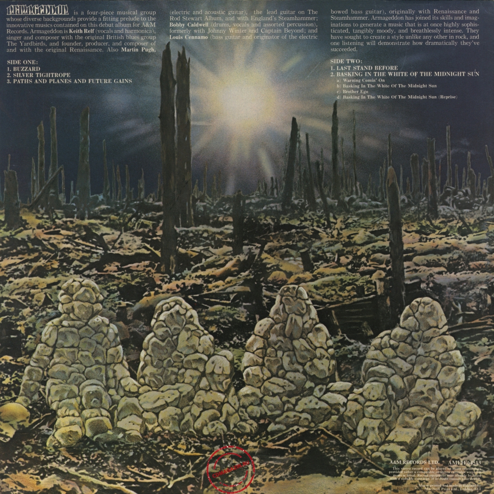 Оцифровка винила: Armageddon (6) (1975) Armageddon Оцифровка винила: Armageddon (6) (1975) Armageddon