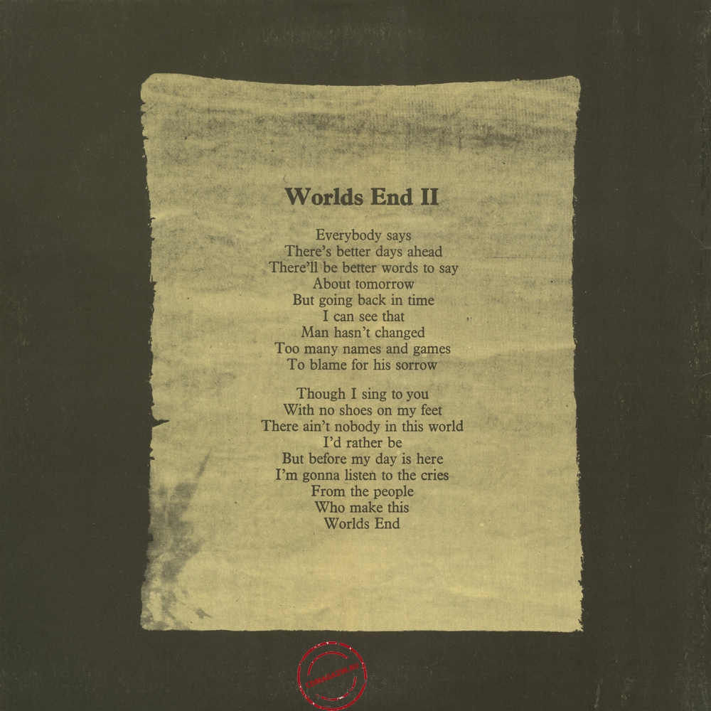 Оцифровка винила: Andwella (1970) World's End Оцифровка винила: Andwella (1970) World's End