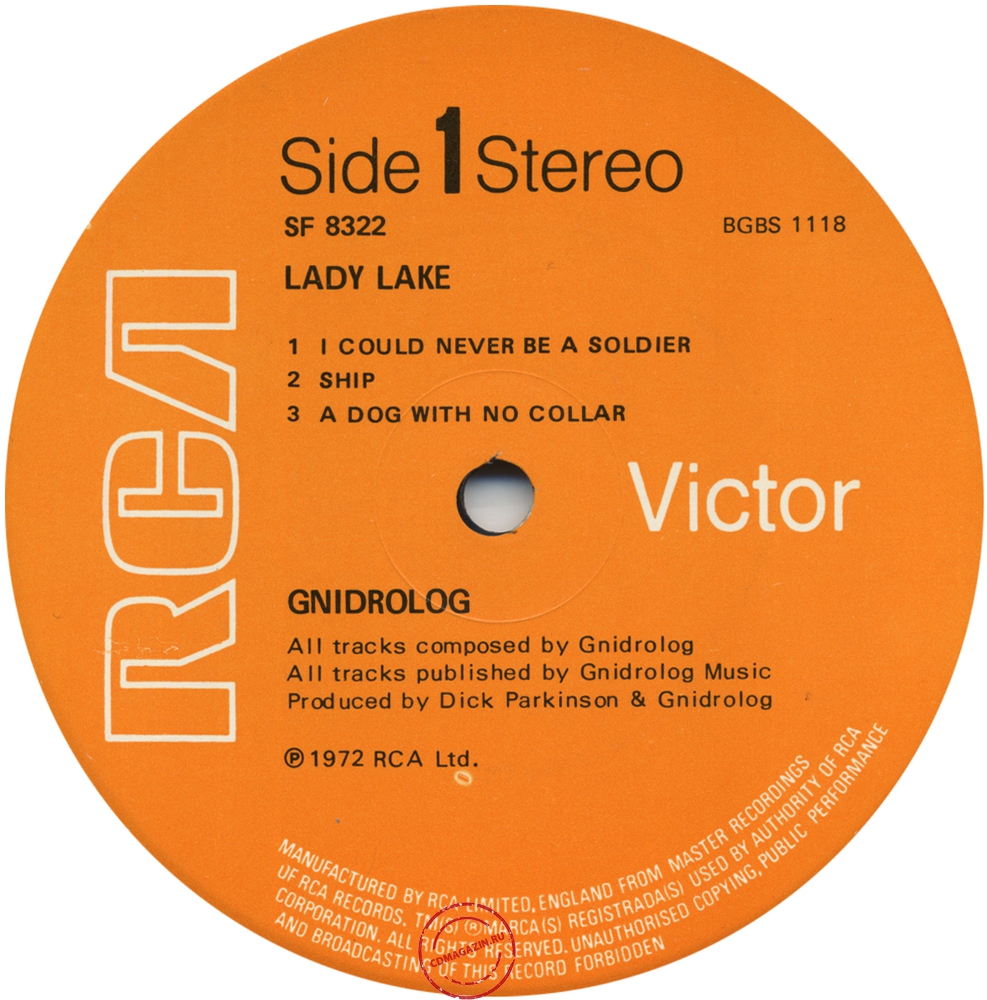 Оцифровка винила: Gnidrolog (1972) Lady Lake Оцифровка винила: Gnidrolog (1972) Lady Lake