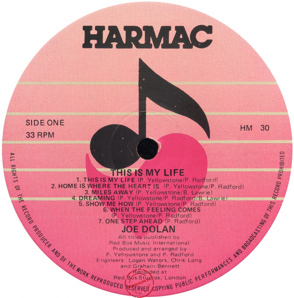 Оцифровка винила: Joe Dolan (1987) This Is My Life Оцифровка винила: Joe Dolan (1987) This Is My Life