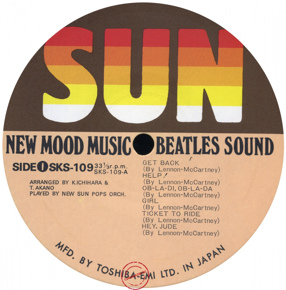 Оцифровка винила: New Sun Pops Orchestra (1976) Beatles Sound Оцифровка винила: New Sun Pops Orchestra (1976) Beatles Sound