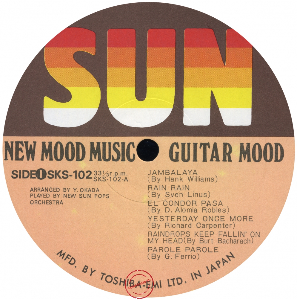 Оцифровка винила: New Sun Pops Orchestra (1976) Guitar Mood Оцифровка винила: New Sun Pops Orchestra (1976) Guitar Mood