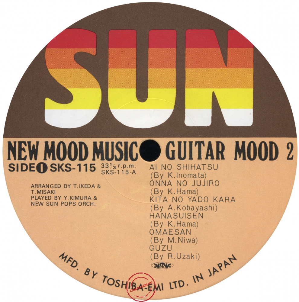 Оцифровка винила: New Sun Pops Orchestra (1976) Guitar Mood 2