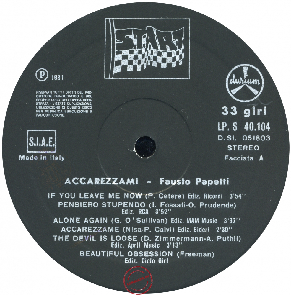 Оцифровка винила: Fausto Papetti (1981) Accarezzami Оцифровка винила: Fausto Papetti (1981) Accarezzami