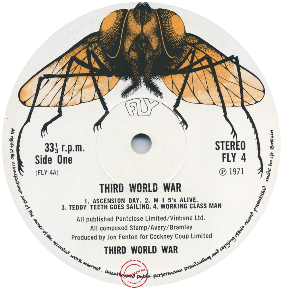 Оцифровка винила: Third World War (1971) Third World War