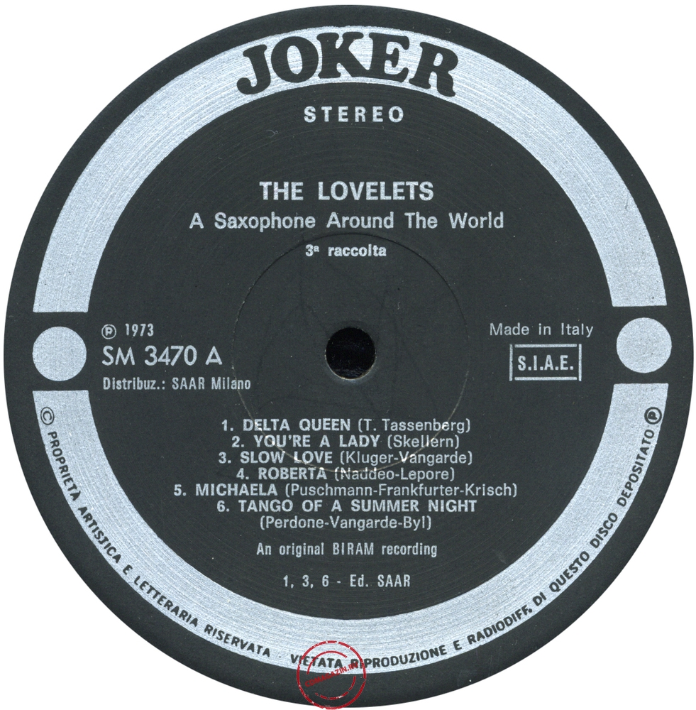 Оцифровка винила: Lovelets (1973) 3a Raccolta Оцифровка винила: Lovelets (1973) 3a Raccolta
