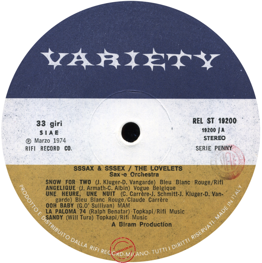 Оцифровка винила: Lovelets (1974) Sssax & Sssex Vol.1 Оцифровка винила: Lovelets (1974) Sssax & Sssex Vol.1