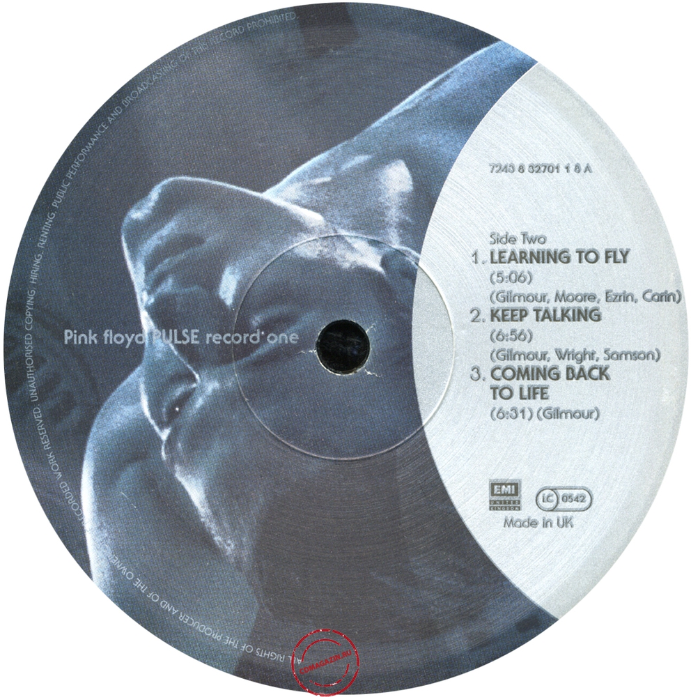 Оцифровка винила: Pink Floyd (1995) Pulse Оцифровка винила: Pink Floyd (1995) Pulse