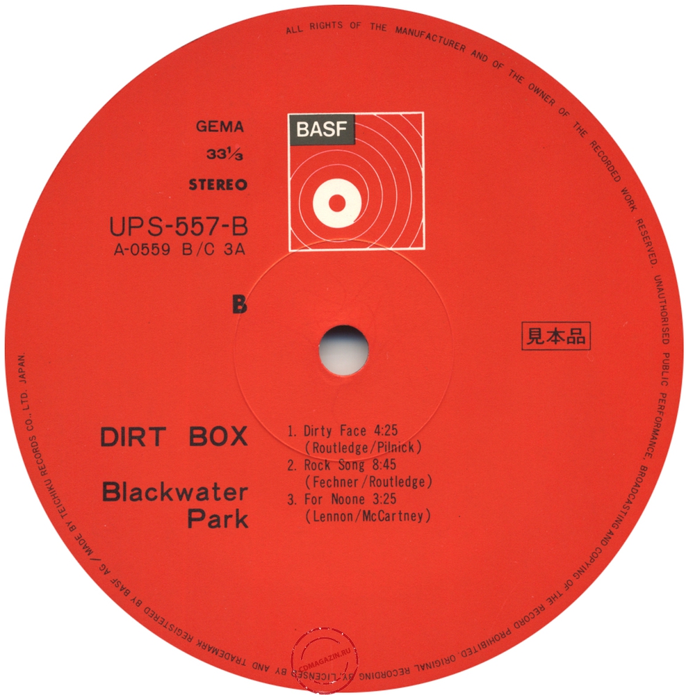 Оцифровка винила: Blackwater Park (1971) Dirt Box Оцифровка винила: Blackwater Park (1971) Dirt Box