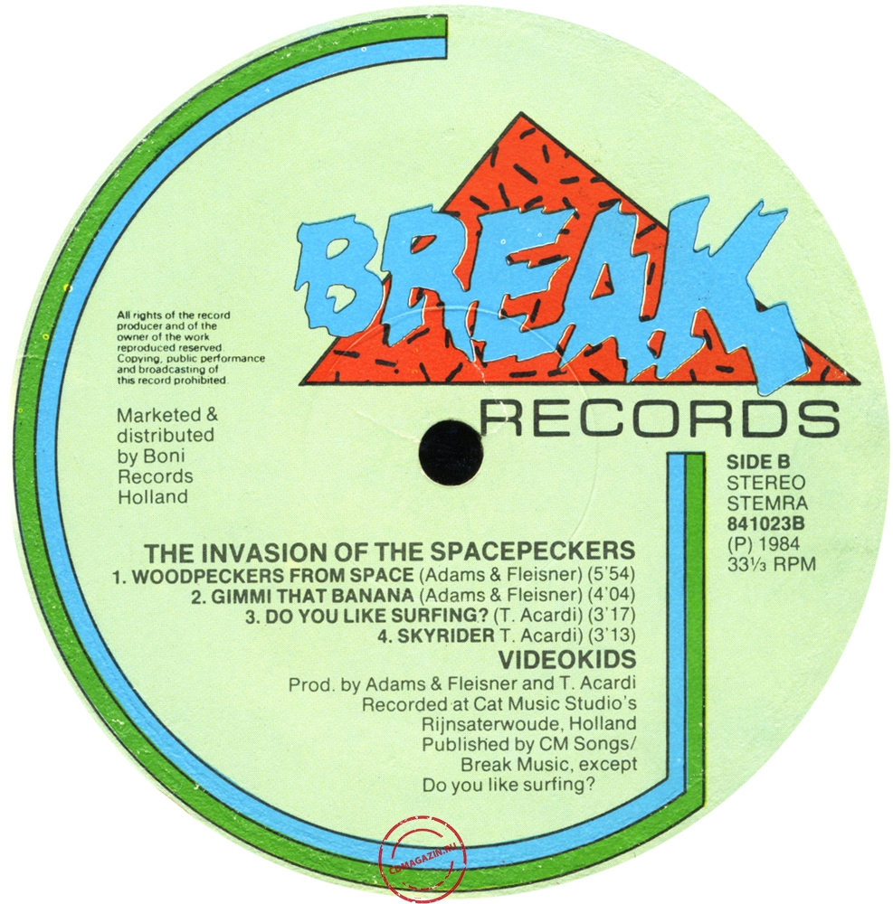 Оцифровка винила: Video Kids (1984) The Invasion Of The Spacepeckers Оцифровка винила: Video Kids (1984) The Invasion Of The Spacepeckers