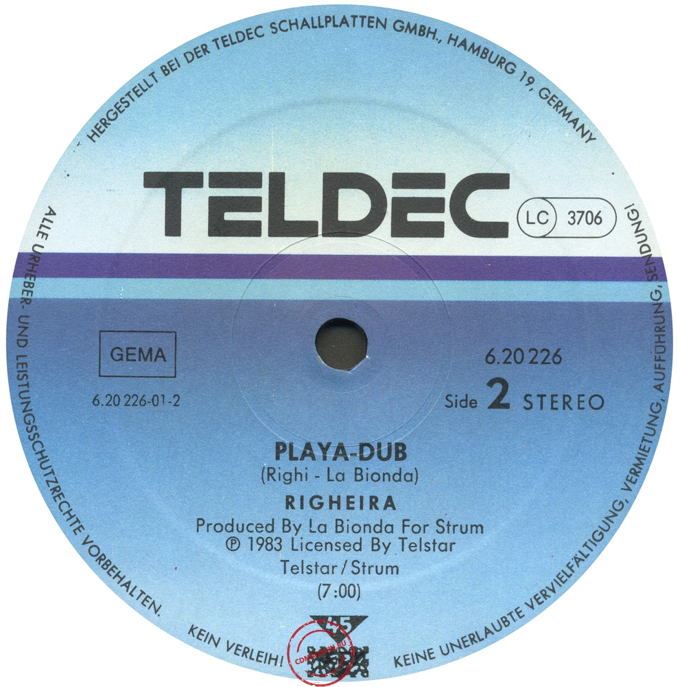 Оцифровка винила: Righeira (1983) Vamos A La Playa Оцифровка винила: Righeira (1983) Vamos A La Playa