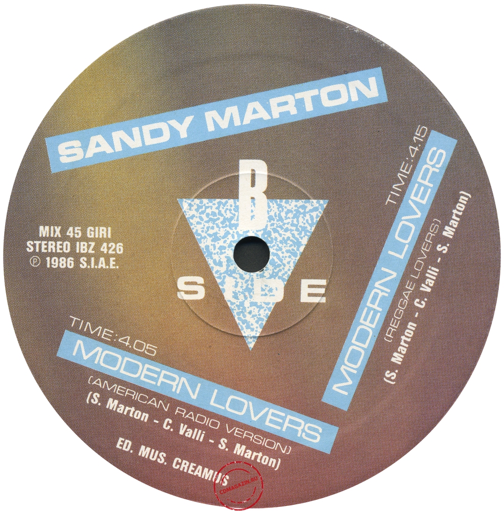 Оцифровка винила: Sandy Marton (1986) Modern Lovers (Mix Version) Оцифровка винила: Sandy Marton (1986) Modern Lovers (Mix Version)