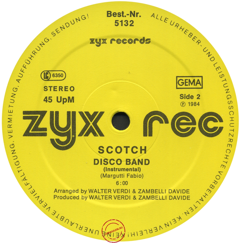 Оцифровка винила: Scotch (1984) Disco Band Оцифровка винила: Scotch (1984) Disco Band
