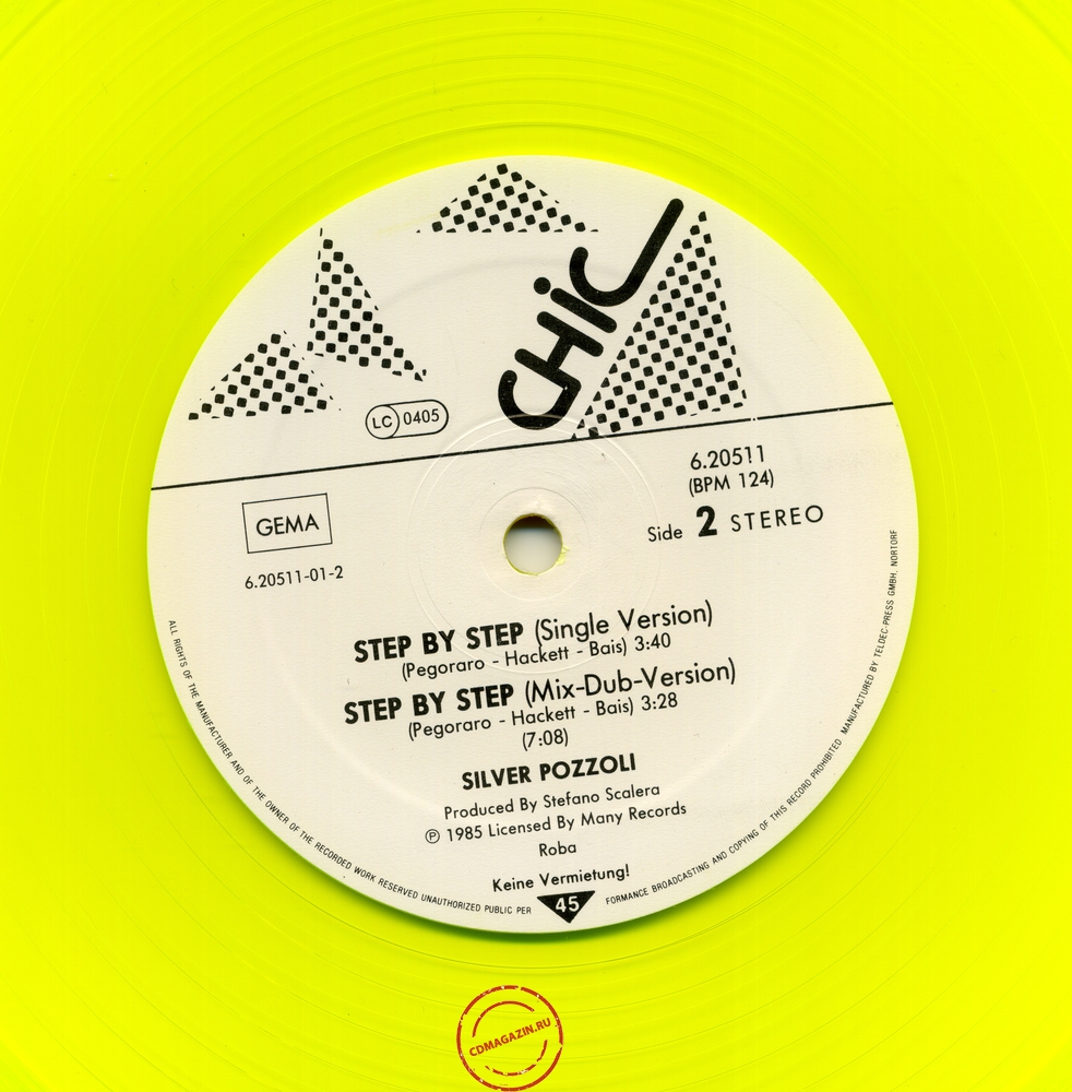 Оцифровка винила: Silver Pozzoli (1985) Step By Step Оцифровка винила: Silver Pozzoli (1985) Step By Step