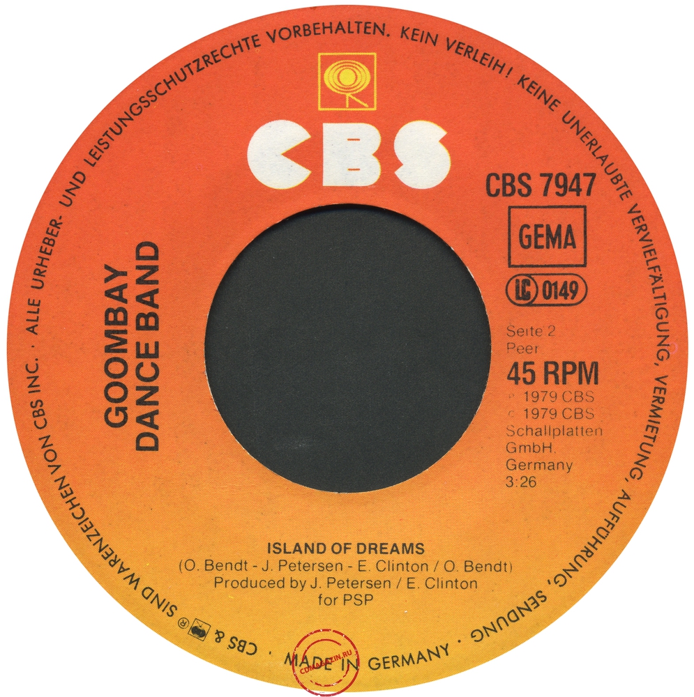 Оцифровка винила: Goombay Dance Band (1979) Sun Of Jamaica Оцифровка винила: Goombay Dance Band (1979) Sun Of Jamaica