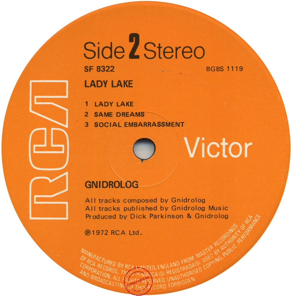 Оцифровка винила: Gnidrolog (1972) Lady Lake Оцифровка винила: Gnidrolog (1972) Lady Lake