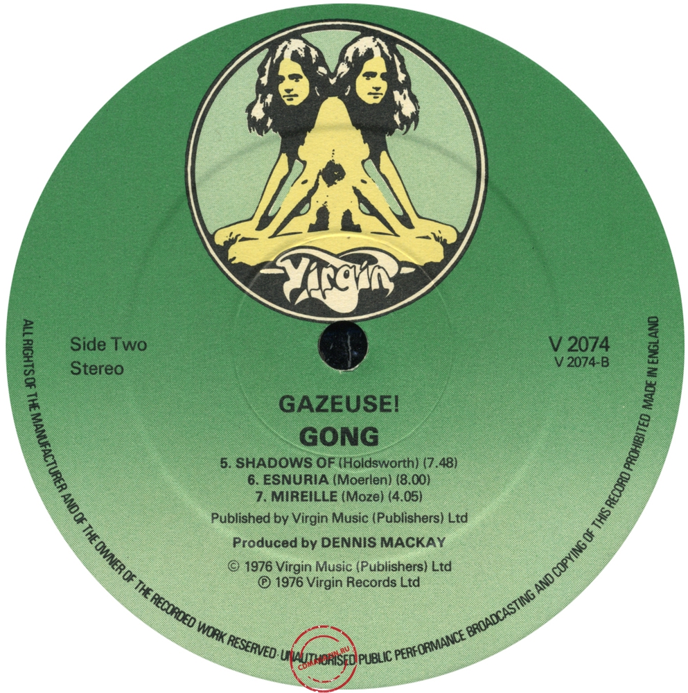 Оцифровка винила: Gong (1976) Gazeuse! Оцифровка винила: Gong (1976) Gazeuse!