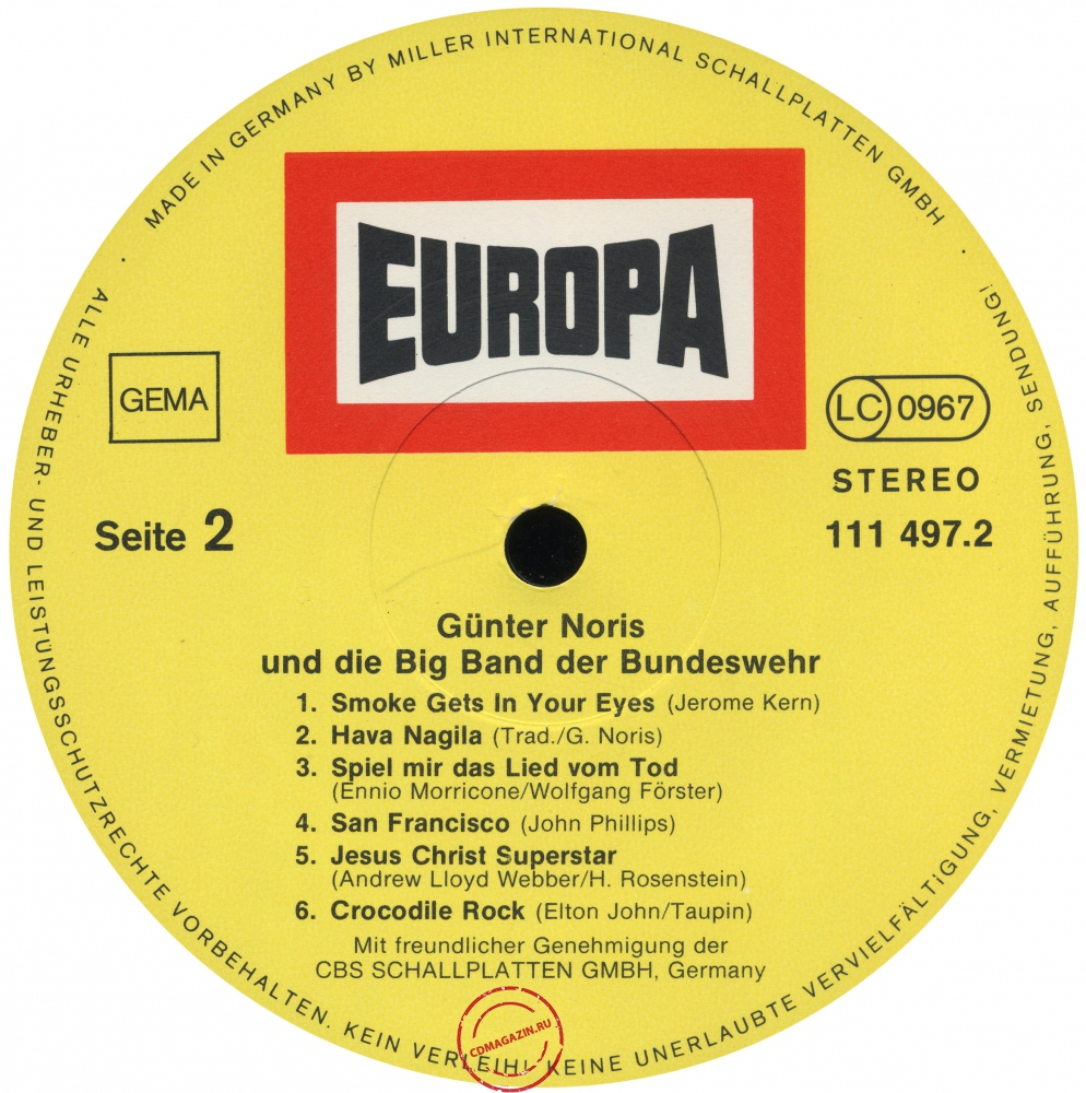 Оцифровка винила: Gunter Noris (1979) Gunter Noris Und Die Big Band Der Bundeswehr Оцифровка винила: Gunter Noris (1979) Gunter Noris Und Die Big Band Der Bundeswehr