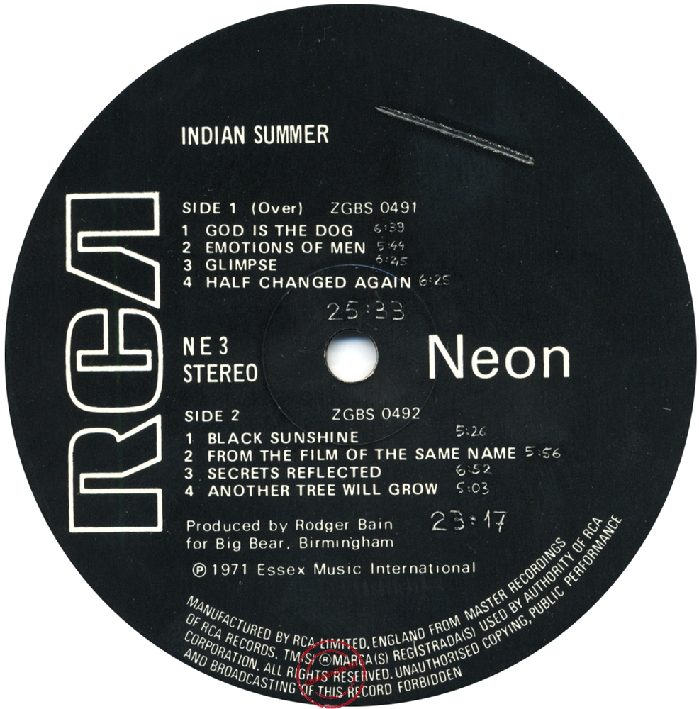 Оцифровка винила: Indian Summer (3) (1971) Indian Summer Оцифровка винила: Indian Summer (3) (1971) Indian Summer