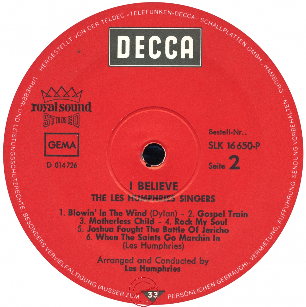 Оцифровка винила: Les Humphries Singers (1970) Rock My Soul (I Believe) Оцифровка винила: Les Humphries Singers (1970) Rock My Soul (I Believe)