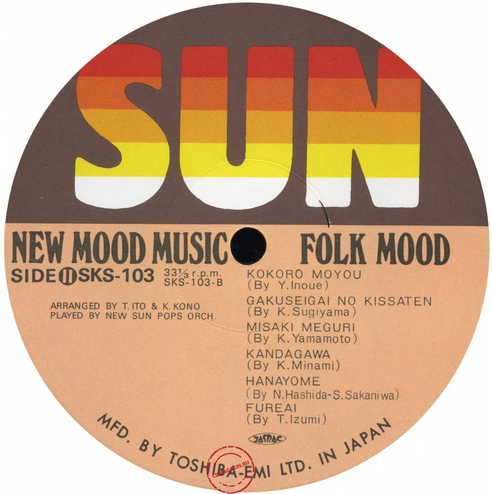 Оцифровка винила: New Sun Pops Orchestra (1976) Folk Mood Оцифровка винила: New Sun Pops Orchestra (1976) Folk Mood