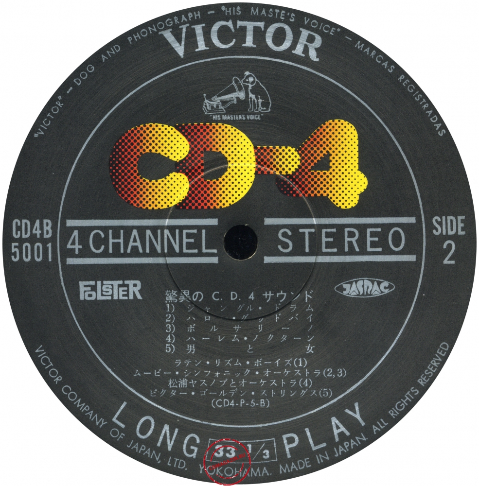 Оцифровка винила: VA Kyoino CD-4 Sound (1971) Kyoino CD-4 Sound Оцифровка винила: VA Kyoino CD-4 Sound (1971) Kyoino CD-4 Sound