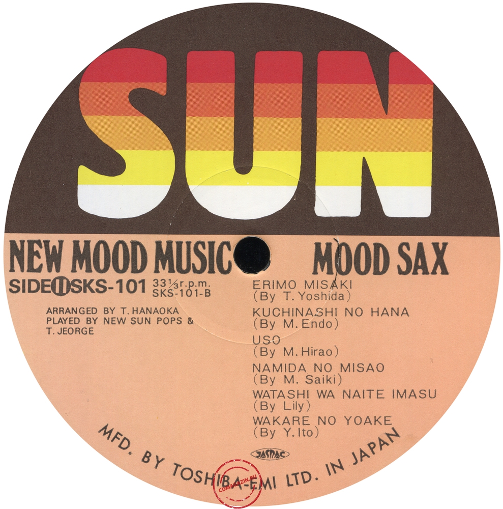 Оцифровка винила: New Sun Pops Orchestra (1976) Sax Mood Оцифровка винила: New Sun Pops Orchestra (1976) Sax Mood