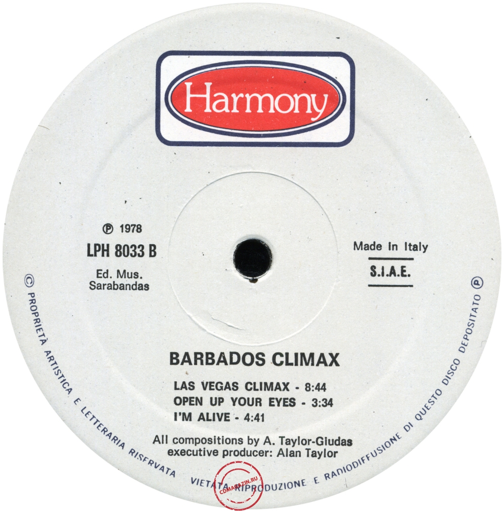 Оцифровка винила: Barbados Climax (1978) Barbados Climax Оцифровка винила: Barbados Climax (1978) Barbados Climax