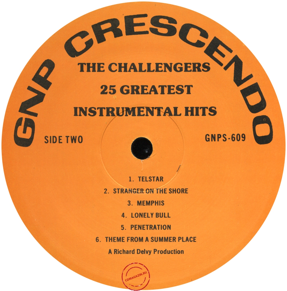 Оцифровка винила: Challengers (1967) 25 Greatest Instrumental Hits